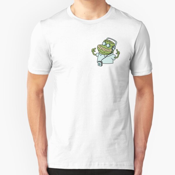 Old Man Jenkins rockin's out to some tunes Slim Fit T-Shirt