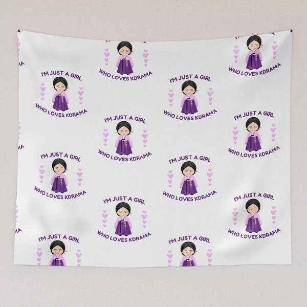Item preview, I'm just a girl who loves kdrama,kdrama,kdrama addict designed and sold by selfesteeem.