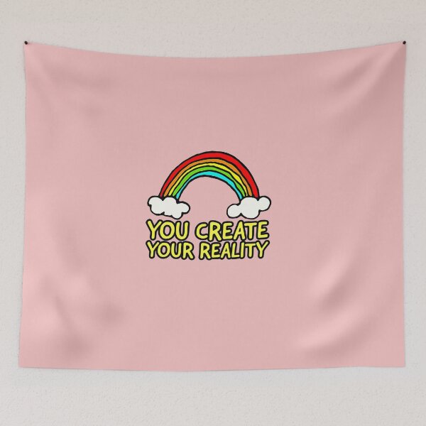 Item preview, You create your reality | Law of attraction quote designed and sold by Theleochick.