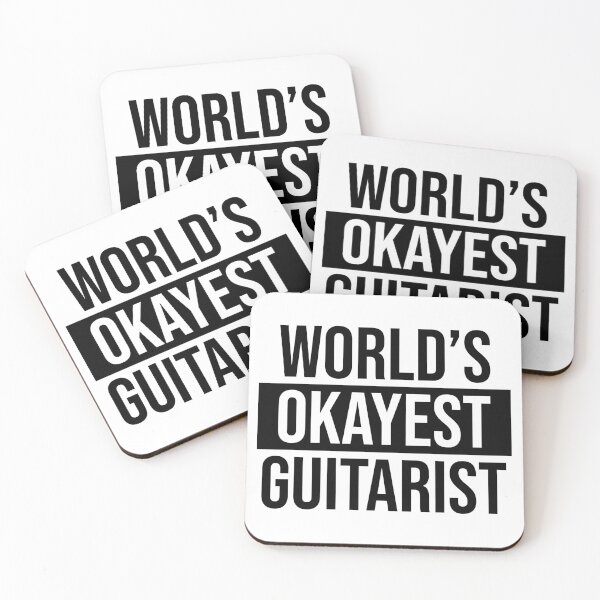 Item preview, World's Okayest Guitarist designed and sold by Adel Qasem.