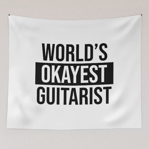 Item preview, World's Okayest Guitarist designed and sold by Adel Qasem.