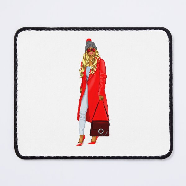 Item preview, Fashion girl, Girl boss, Girl in red, Lady boss, Blonde woman. designed and sold by gabrielakrall.