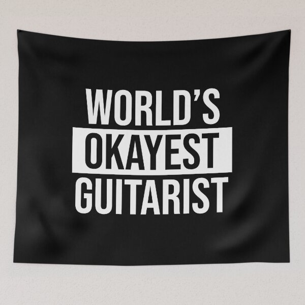 Item preview, World's Okayest Guitarist designed and sold by Adel Qasem.