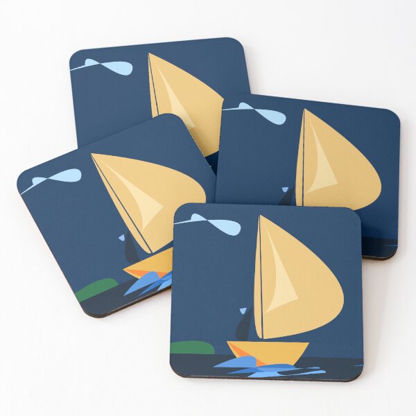 Item preview, cute sailboat designed and sold by laikaincosmos.