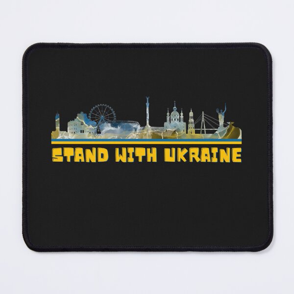 Item preview, Stand With Ukraine | Skyline | Proud of Ukraine | Embrace Ukraine designed and sold by DoherDesigns.