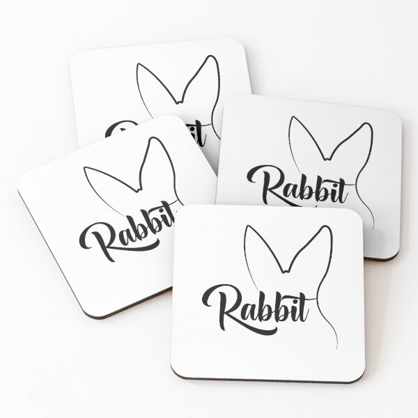 Item preview, Outline Rabbit, Rabbit Simple,ฺBlack And White Rabbit Line Logo designed and sold by stamppiyathat.