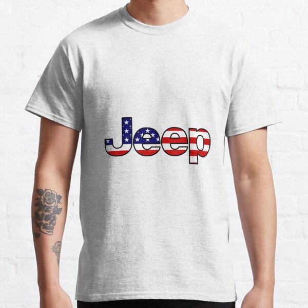 Jeep - amerikanische Flagge Classic T-Shirt