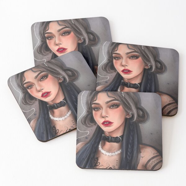Item preview, Emo girl with tattoos  designed and sold by Stellsa-art.