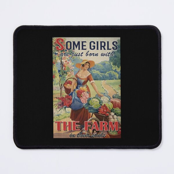 Item preview, Some girls are just born with the farm in their souls designed and sold by TeganCrafford.