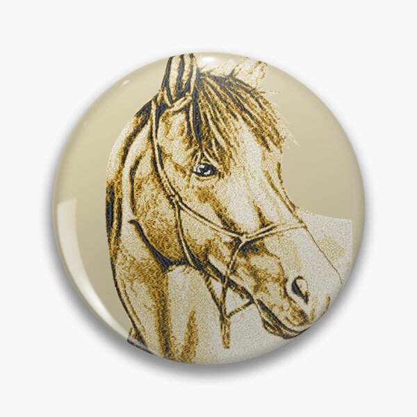 Item preview, Machine Embroidery,Beautiful Embroidered Horse for a Horse Lover, Machine embroidery, Embroidered Leopard, Stitch crafting, unique embroidered art designed and sold by RudolphBarnard.