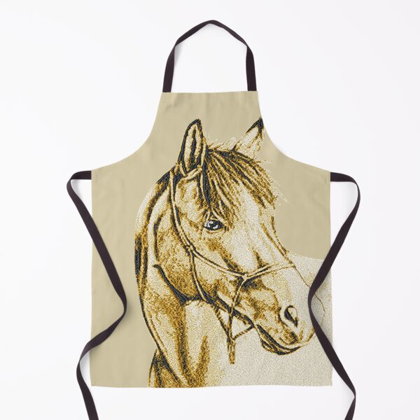 Item preview, Machine Embroidery,Beautiful Embroidered Horse for a Horse Lover, Machine embroidery, Embroidered Leopard, Stitch crafting, unique embroidered art designed and sold by RudolphBarnard.