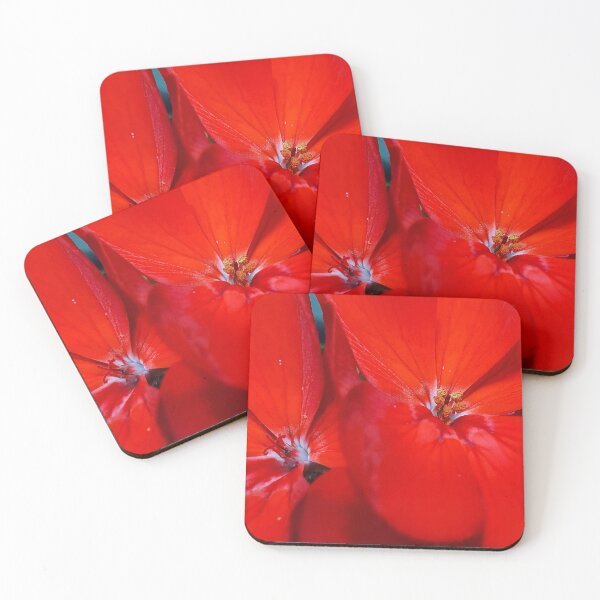 Item preview, Vivid red flower designed and sold by Annaren2022.