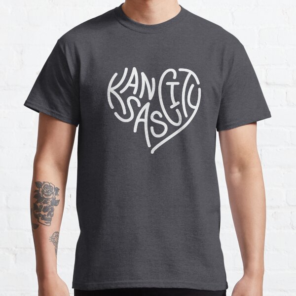 LOVE KC (letters only white) Classic T-Shirt
