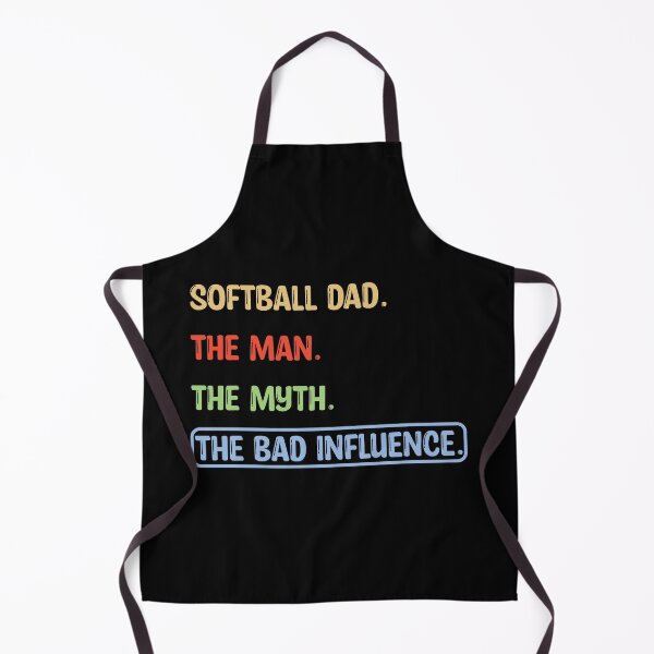 Item preview, Softball Dad the Man Myth Bad Influence designed and sold by karibenart.