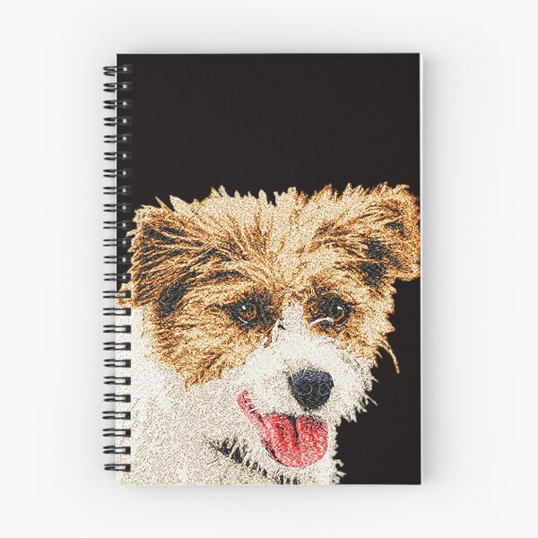 Item preview, Machine Embroidery, Cute Embroidered Jack Russel, Cute Jack Russel For Dog Lover, Stitch crafting, unique embroidered art designed and sold by RudolphBarnard.
