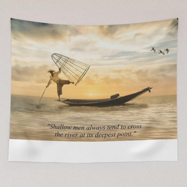 Item preview, Fantasy Light-Hearted Quotation About Someone Who is Shallow Finding the Hardest Path designed and sold by NovawayDirect.