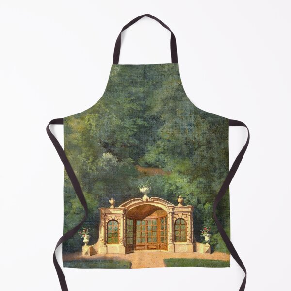 Item preview, Romantic garden pavilion in a forest landscape for art lover classical painting designed and sold by Lady-Frost.