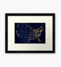 USA space Framed Print
