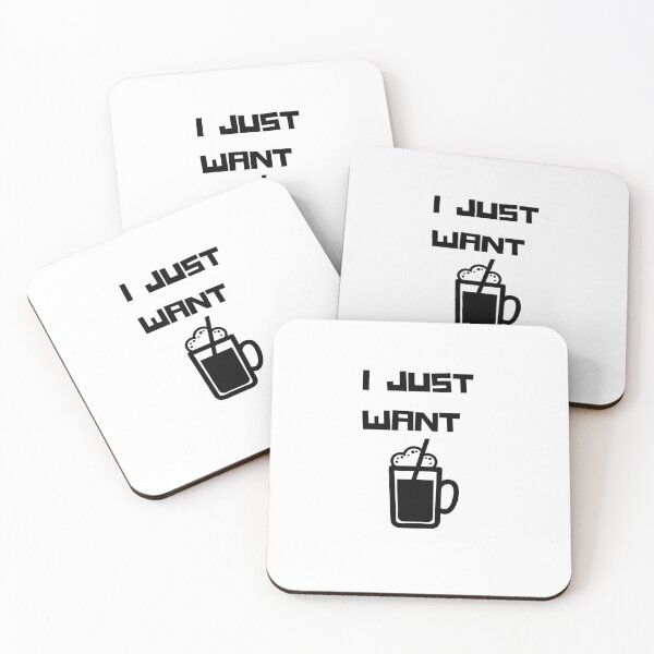 Artikelvorschau, Ich will nur Eiskaffee, Eiskaffee Lustiges Sprichwort entworfen und verkauft von Every Pet  Shirts.