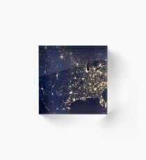 USA space Acrylic Block