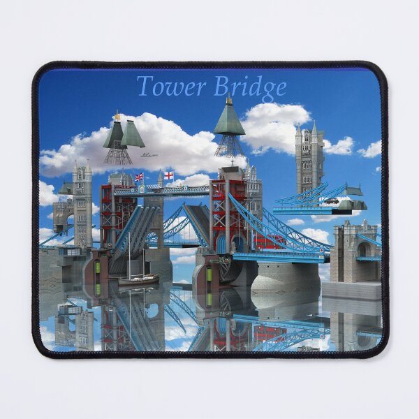 Item preview, Detailed cutaway image of the Tower Bridge designed and sold by madbadmachines.