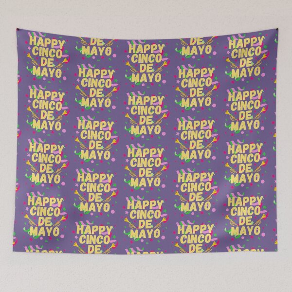 Item preview, Happy Cinco De Mayo Colorful Celebration Design designed and sold by TrulyEpoque.