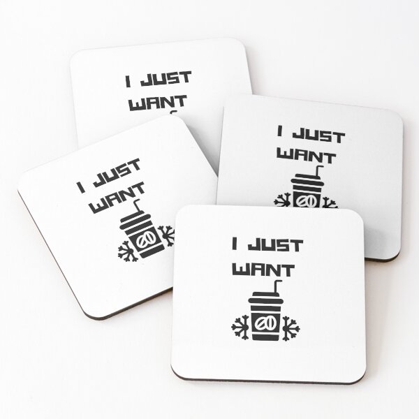 Artikelvorschau, Ich will nur Eiskaffee, Eiskaffee Lustiges Sprichwort entworfen und verkauft von Every Pet  Shirts.