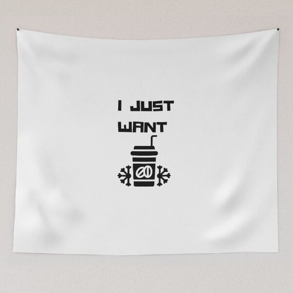 Item preview, I Just Want Iced Coffee , Iced Coffee Funny Saying  designed and sold by Every Pet  Shirts.