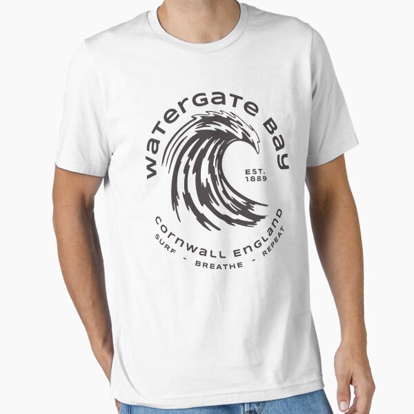 Artikel-Vorschau von Watergate Bay Cornwall England Brandung Atmen Wiederholen, designt und verkauft von BlazingBoar.