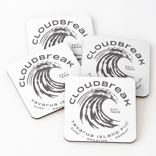 Item preview, Cloudbreak Tavarua Island Fiji Surf Breathe Repeat designed and sold by BlazingBoar.