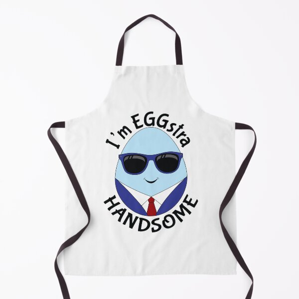 Item preview, I'm EGGstra Handsome - Funny Easter Egg In Suit ( black text) designed and sold by dass-art.