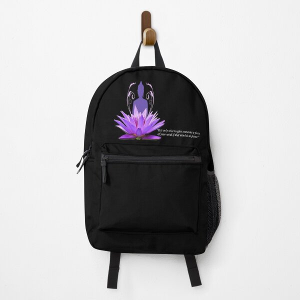 Item preview, Fantasy Fun Image of Buddhist Behind a Lotus Flower Advising on Giving Advice Novelty Quotation  designed and sold by NovawayDirect.