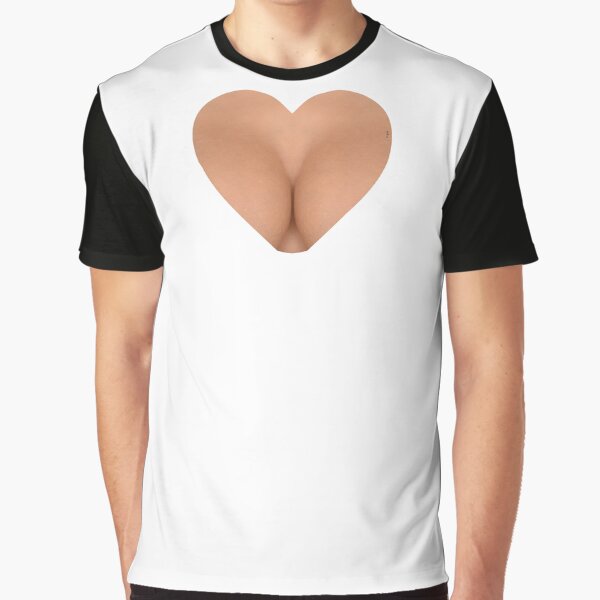 Sensual lady cleavage Graphic T-Shirt