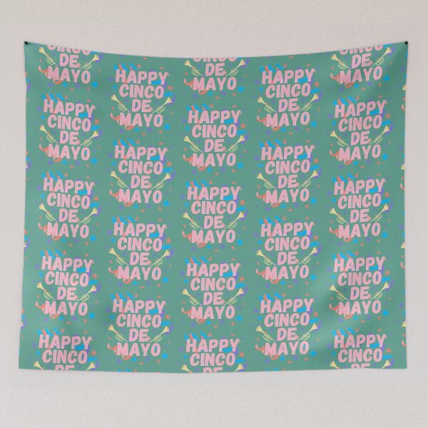 Item preview, Pink Happy Cinco De Mayo Colorful Celebration Design designed and sold by TrulyEpoque.