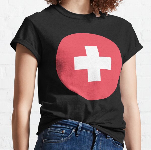 Camiseta de Manga Corta para niños con diseño de la Bandera de Suiza