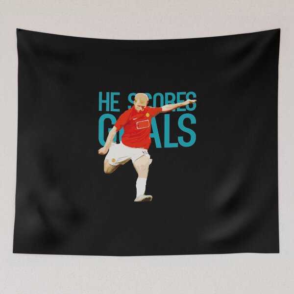 Item preview, Paul Scholes He Scores Goals Sticker designed and sold by ricedali41.