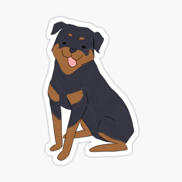 15cm Auto-Aufkleber Sticker S?? Lustig Spa? Toon Rottweiler Hund Welpe K381