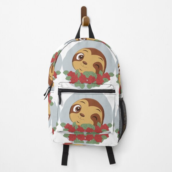 Item preview, Cute Sloth with flowers. designed and sold by Kanchan1987.