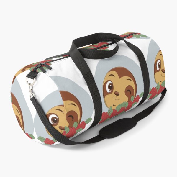 Item preview, Cute Sloth with flowers. designed and sold by Kanchan1987.