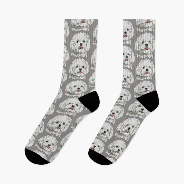 Item preview, Machine Embroidery, Embroidered Cute Maltese Poodle, Cute Maltese Poodle For Dog Lover, Stitch crafting, unique embroidered art designed and sold by RudolphBarnard.