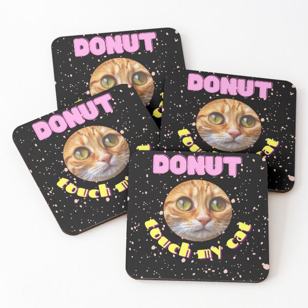 Item preview, Donut Touch My Cat Cute Essential T-Shirt designed and sold by WilkDesign.