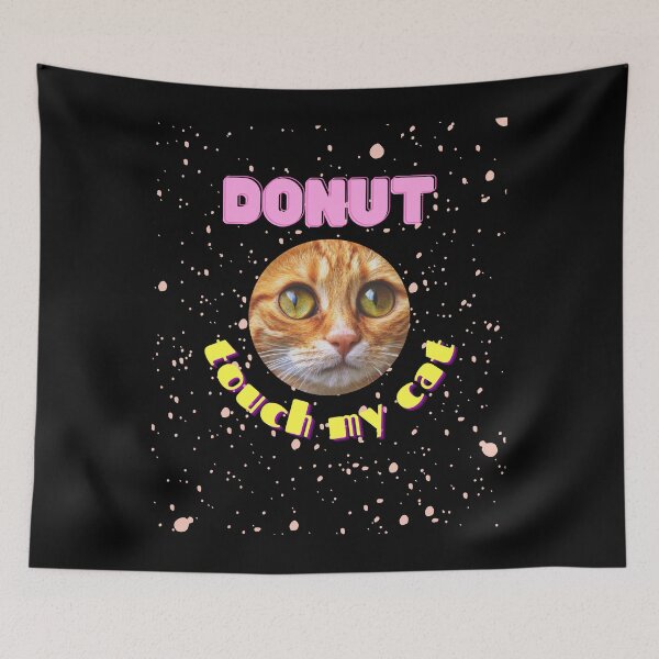 Item preview, Donut Touch My Cat Cute Essential T-Shirt designed and sold by WilkDesign.