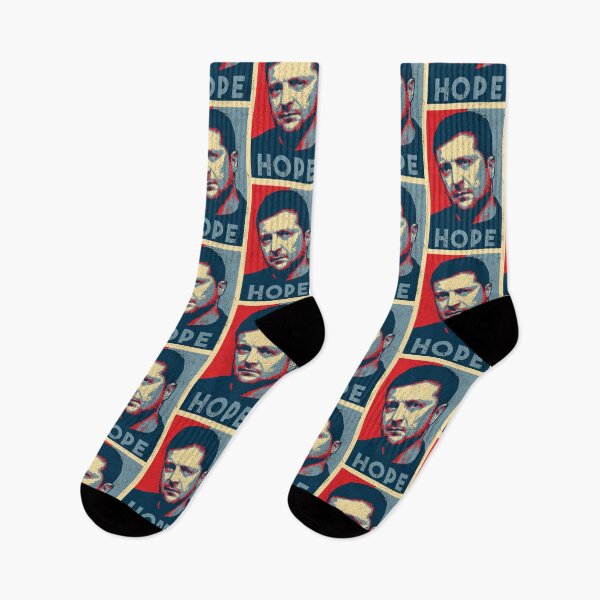 Aperçu de l'œuvre Zelensky Ukraine Hope [Design usé] créée et vendue par politicalamity.