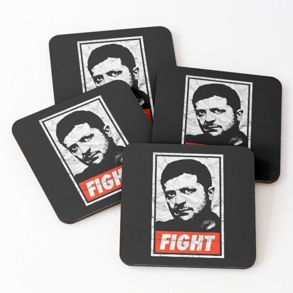Item preview, Zelensky Ukraine Fight (Black Worn Look) designed and sold by politicalamity.