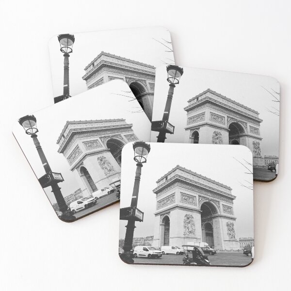 Item preview, Arch of Triumph in black and white, Paris, France designed and sold by CarolinaReina.