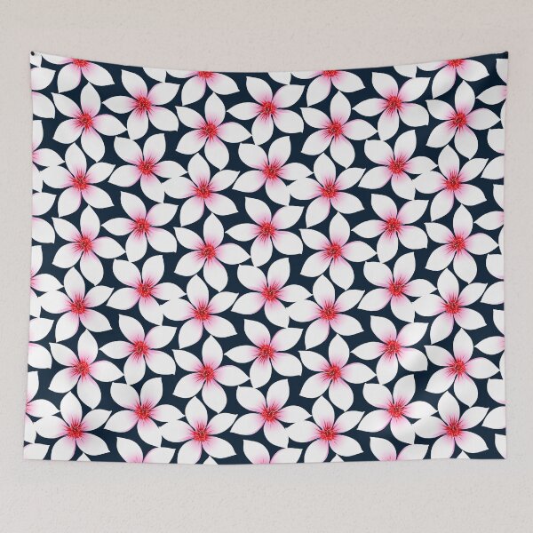 Item preview, White tropical hibiscus flowers designed and sold by AdamFahey.