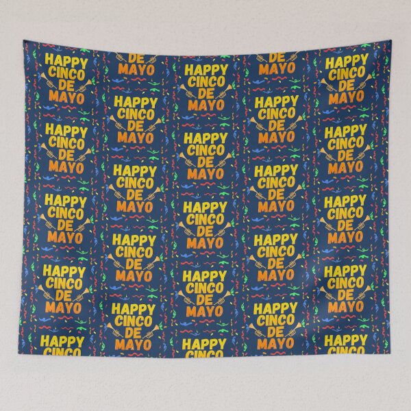 Item preview, Festive Happy Cinco De Mayo Colorful Celebration Design designed and sold by TrulyEpoque.