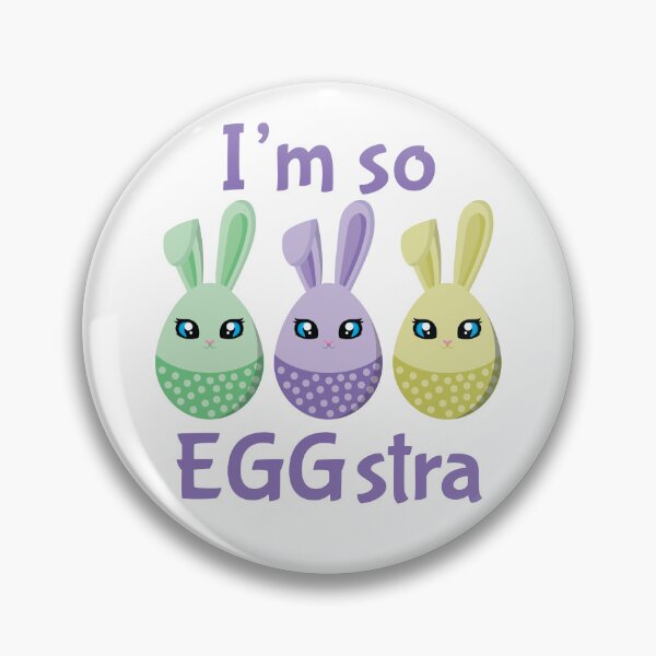 Item preview, I'm So EGGstra Cute Easter Eggs Bunnies designed and sold by dass-art.