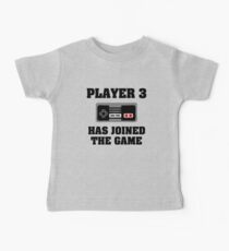Player 3 has joined the game funny baby boy Baby T-Shirt