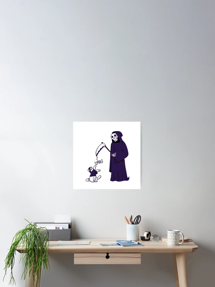Thumbnail 2 of 3, Poster, grims pet designed and sold by Childish by Design.
